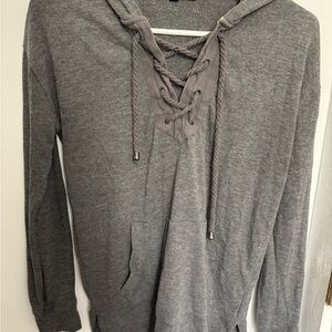 Derek Heart Heather Gray Knit Top